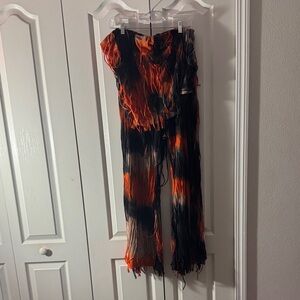 Vibrant Fringe Pants